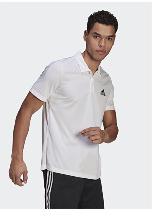 Adidas Beyaz Erkek Polo T-Shirt GM2154 M PL PS 3