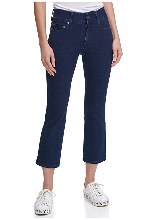 Dkny Jeans Standart Koyu İndigo Kadın Denim Pantolon E0RKF600 1
