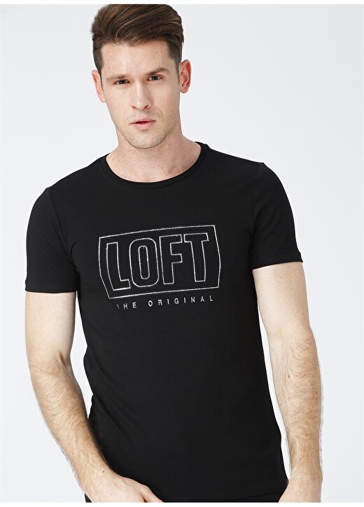 Loft 2022459 Siyah Erkek T-Shirt 1