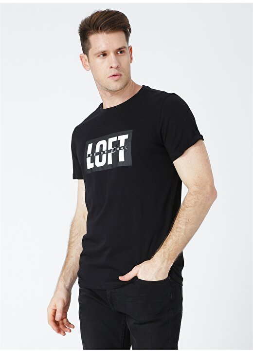 Loft 2026947 Siyah Erkek T-Shirt 1