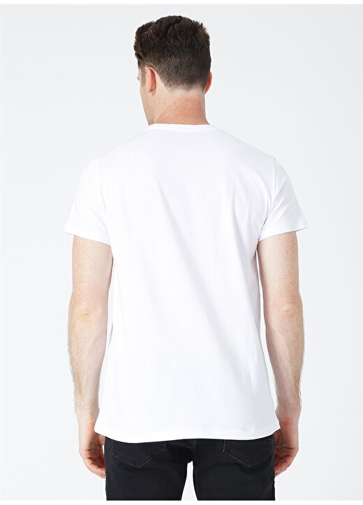 Loft 2026947 Beyaz Erkek T-Shirt 4