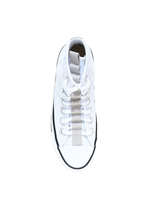 Converse 170131C Baskılı Beyaz Kadın Sneaker 4