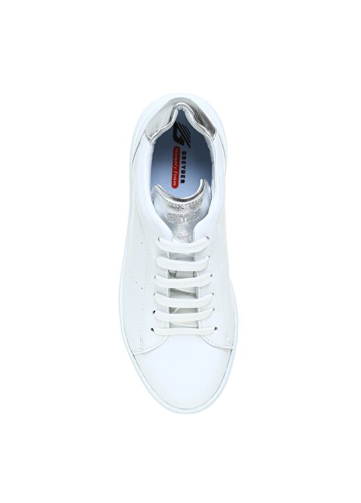 Greyder Beyaz - Gümüş Sneaker 4