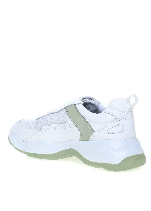 Greyder Beyaz - Yeşil Kadın Sneaker 2