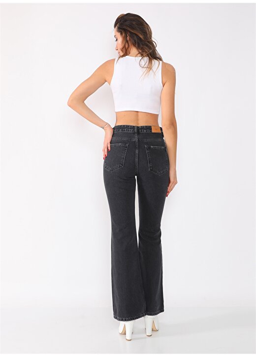 Darkly Jeans Siyah 90S Vintage Denim Pantolon 4
