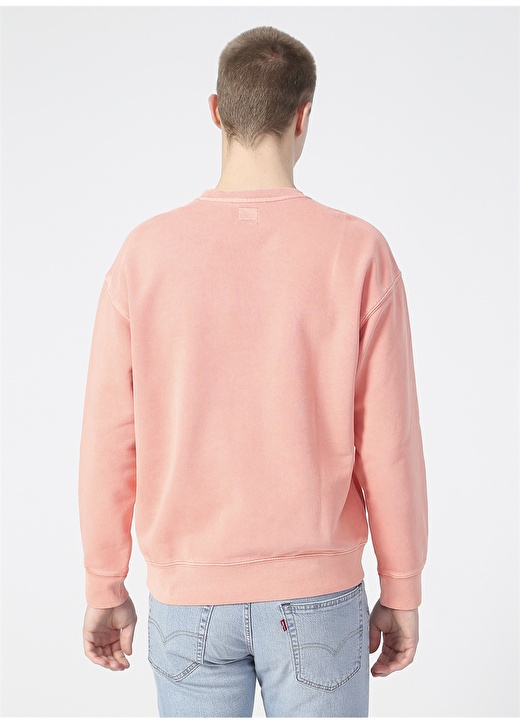 Levis Bisiklet Yaka Pudra Erkek Sweatshirt 4