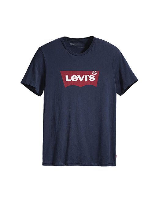 Levis Erkek Lacivert Bisiklet Yaka T-Shirt 3