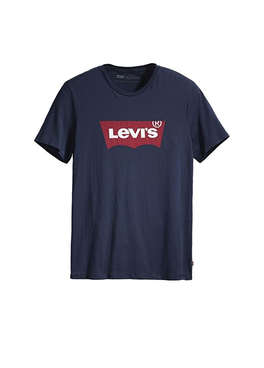 Levis Erkek Lacivert Bisiklet Yaka T-Shirt 3