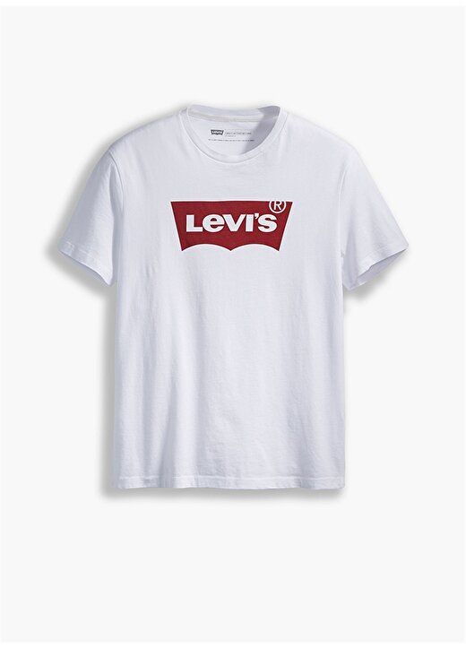 Levis 17783-0314 Bisiklet Yaka Standart Baskılı Beyaz Erkek T-Shirt 3