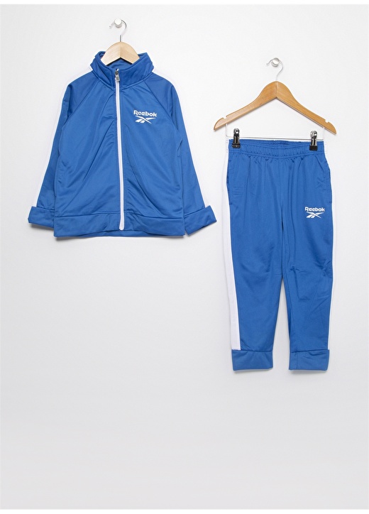 Reebok Mavi Erkek Çocuk Eşofman Üstü EX7560 SIGNATUREPOLYTRICOTTRACKSUIT 1