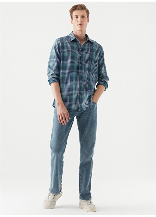 Mavi HUNTER Used Mavi Premium Regular Straight Fit Erkek Denim Pantolon 0020233454 1