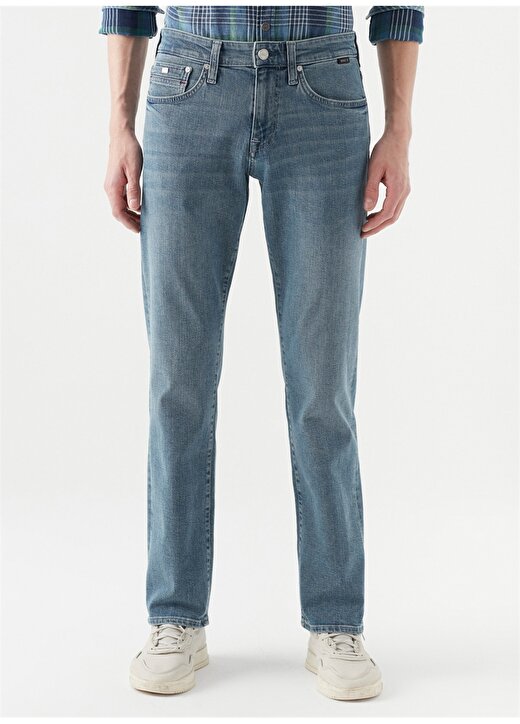 Mavi HUNTER Used Mavi Premium Regular Straight Fit Erkek Denim Pantolon 0020233454 3