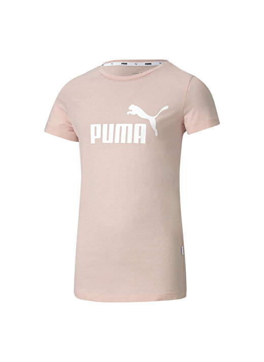 Puma Baskılı Pembe Kız Çocuk T-Shirt 85175775 ESSENTIAL 1