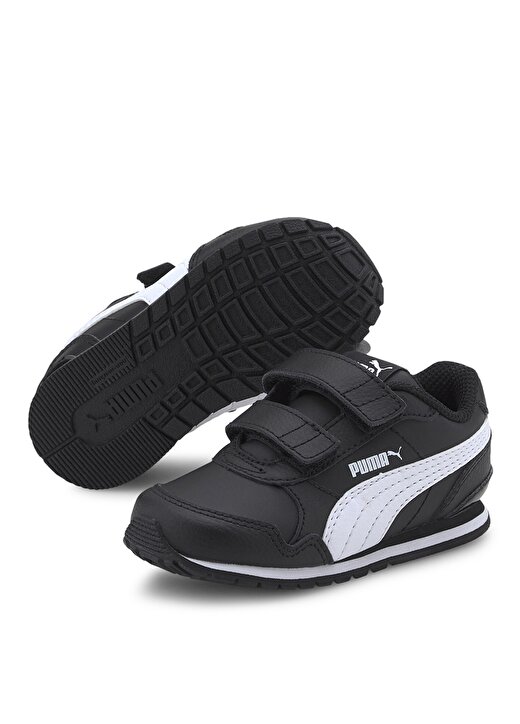 Puma Siyah - Beyaz Erkek Çocuk Yürüyüş Ayakkabısı 36696009 ST Runner V2 L V PS 1