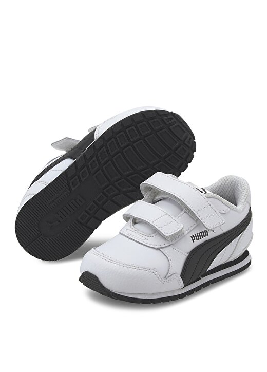 Puma Beyaz - Siyah Bebek Yürüyüş Ayakkabısı 36696108 ST Runner V2 L V Inf 1