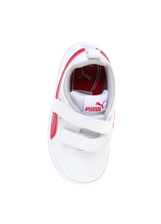 Puma Kız Çocuk Beyaz - Pembe Düz Yürüyüş Ayakkabısı 4