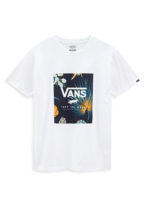 Vans VN0A5E7YZ501 Classic Print Box Beyaz Dijital Baskılı Erkek T-Shirt 1