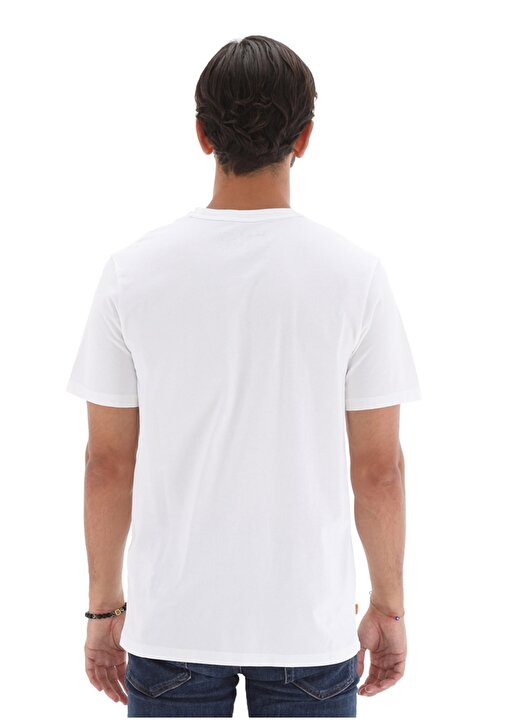 Timberland O Yaka Regular Fit Baskılı Beyaz Erkek T-Shirt - TB0A2C311001 SS Kennebec River Tee 4