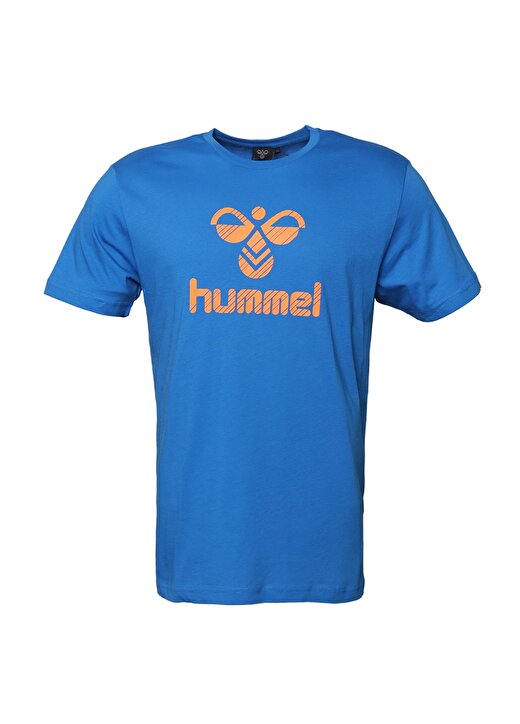 Hummel ROB Mavi Erkek T-Shirt 911018-7887 2