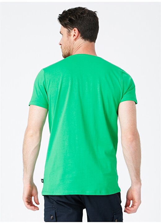 Bad Bear Bisiklet Yaka Erkek Yeşil T-Shirt 4
