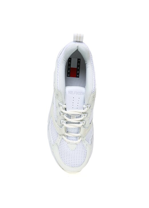 Tommy Hilfiger EM0EM00666YBI Beyaz Sneaker 4