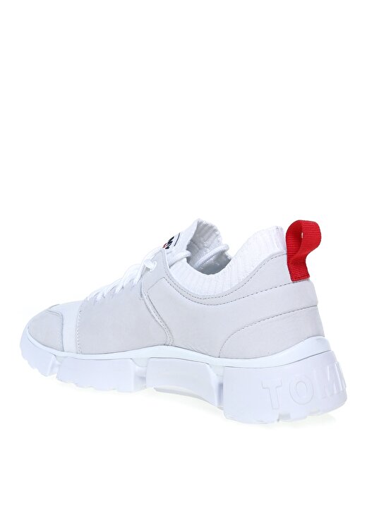 Tommy Hilfiger Basic Bağcıklı Beyaz Erkek Sneaker 2