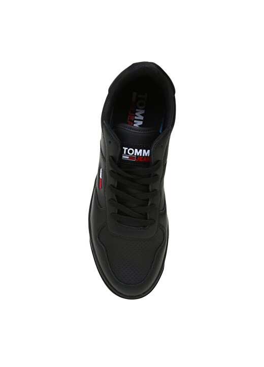 Tommy Hilfiger Erkek Siyah Sneaker 4