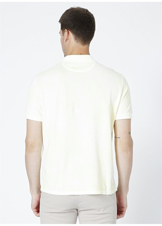 Network Polo Yaka Sarı Batik Erkek T-Shirt 3