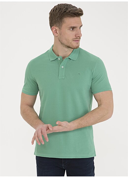 Pierre Cardin Erkek Yeşil T-Shirt 1