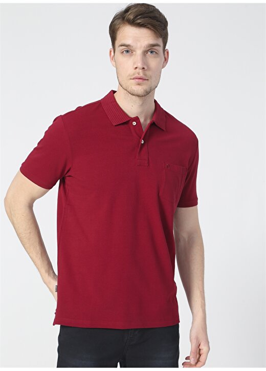 Pierre Cardin Polo Yaka Düz Kırmızı Erkek Polo T-Shirt EARTH-R 2