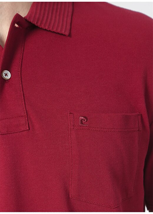 Pierre Cardin Polo Yaka Düz Kırmızı Erkek Polo T-Shirt EARTH-R 4