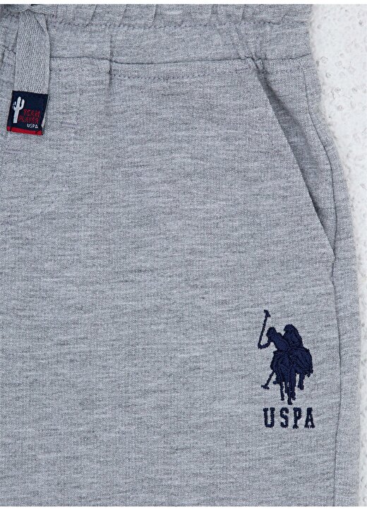 U.S. Polo Assn. Gri Erkek Çocuk Bermudaşort 2