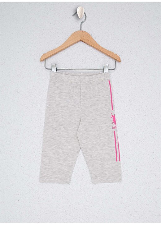 U.S. Polo Assn. Kız Çocuk Pembe Pijama Takımı 3