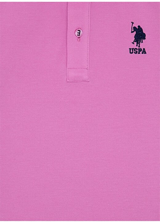 U.S. Polo Assn. Polo Yaka Kısa Kol Mor Erkek Çocuk T-Shirt 3