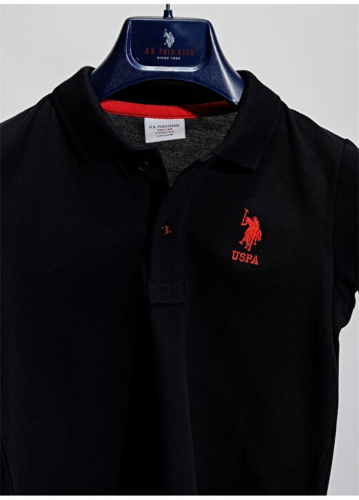 U.S. Polo Assn. Erkek Çocuk Siyah Tişört 3