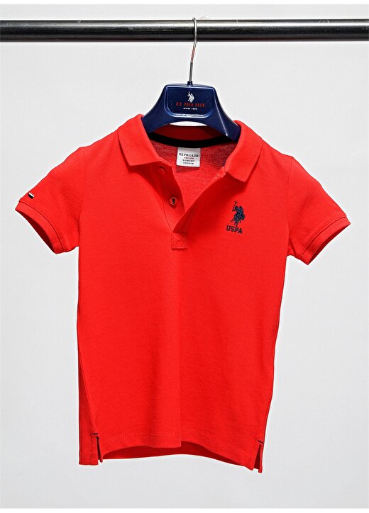 U.S. Polo Assn. Kırmızı Erkek Çocuk T-Shirt 1