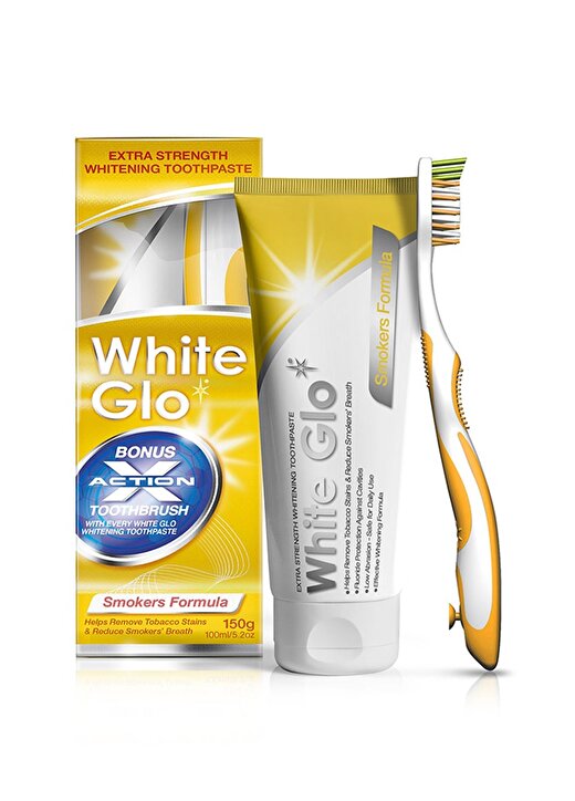White Glo Ektra Güçlendirici Ve Beyazlatıcı Diş Macunu 150 Gr 2