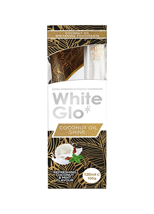 White Glo Coconut Oil Shine Beyazlatıcı Diş Macunu 150 Gr 1