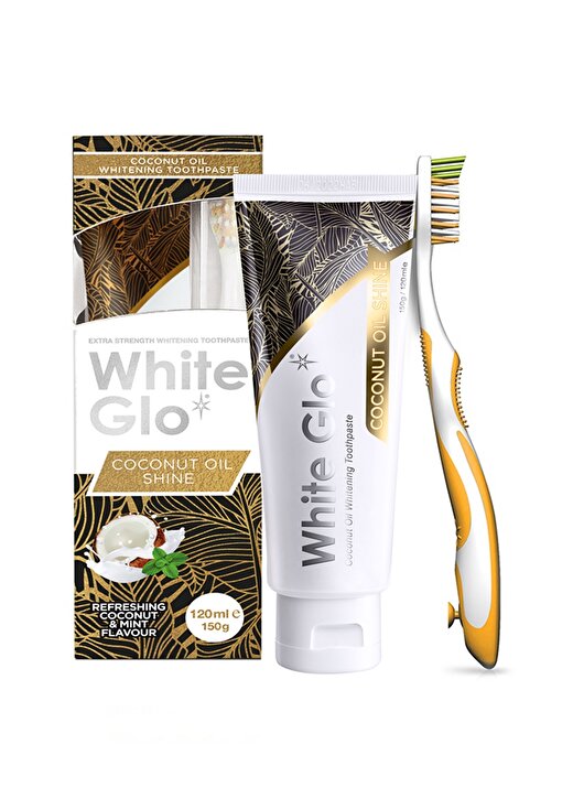 White Glo Coconut Oil Shine Beyazlatıcı Diş Macunu 150 Gr 2
