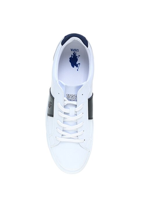 U.S. Polo Assn. Erkek Beyaz Sneaker 4