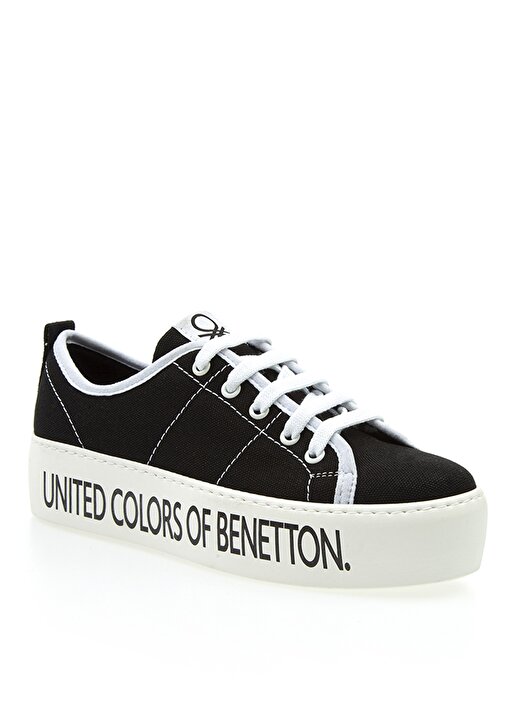 Benetton Siyah Kadın Sneaker BN-30125 1