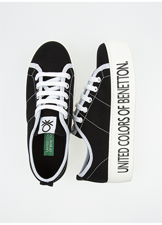 Benetton Siyah Kadın Sneaker BN-30125 4