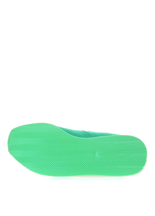 Benetton Tekstil Yeşil Kadın Düz Ayakkabı BN-30251 3