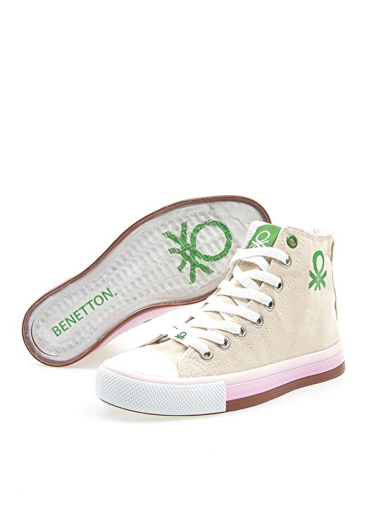 Benetton Bej Kadın Sneaker BN-30189 4