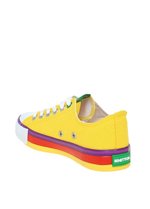 Benetton Sarı Kadın Sneaker BN-30176 2