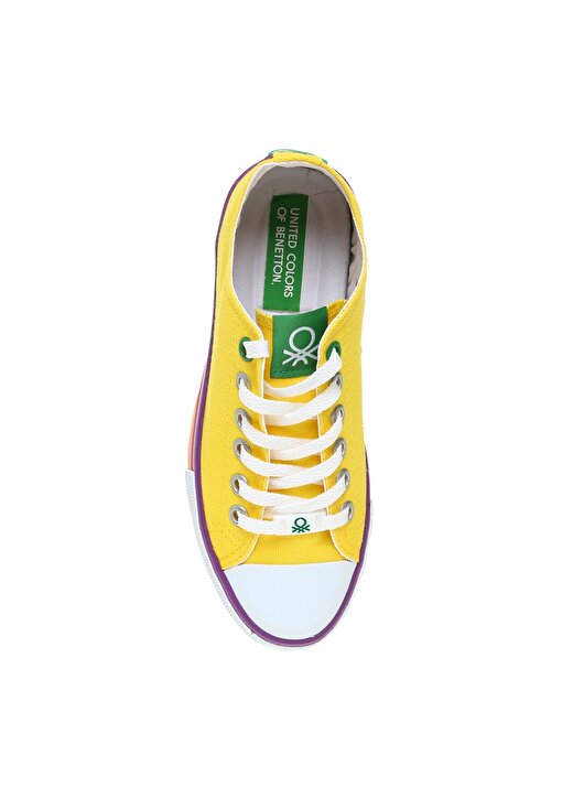 Benetton Sarı Kadın Sneaker BN-30176 4