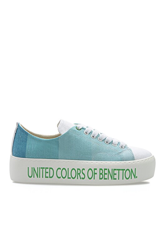 Benetton Turkuaz Kadın Sneaker BN-30124 1