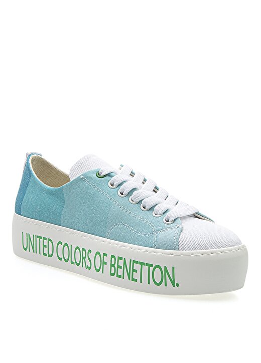Benetton Turkuaz Kadın Sneaker BN-30124 2