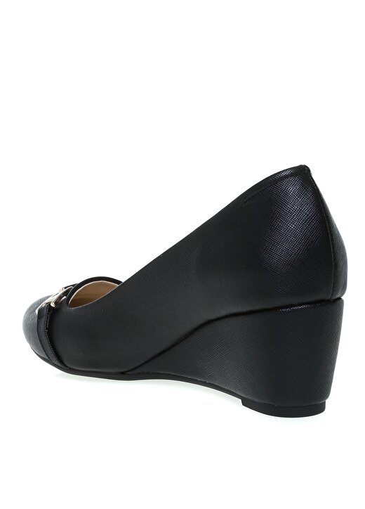 Pierre Cardin Siyah Kadın Dolgu Topuk Ayakkabı 2
