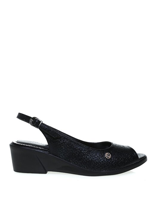 Pierre Cardin Siyah Kadın Topuklu Ayakkabı PC-6660 1